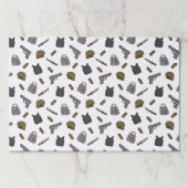 軍隊誕生日パーティー紙ランチョンマット ペーパーパッド (正面)