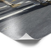 軍隊警官はベルレッタM9と一緒に列車 フォトプリント            (角)