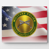 軍隊警察隊軍退役軍人 フォトプラーク (正面)