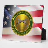 軍隊警察隊軍退役軍人 フォトプラーク (側面)