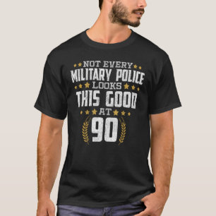 軍隊警察90誕生日 Tシャツ