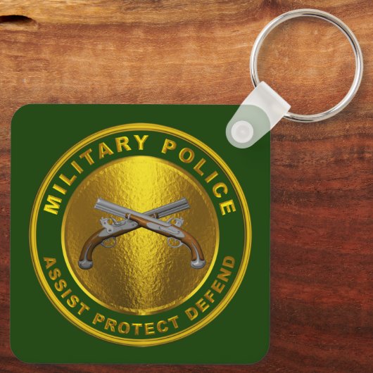 軍隊警察 キーホルダー (裏面)