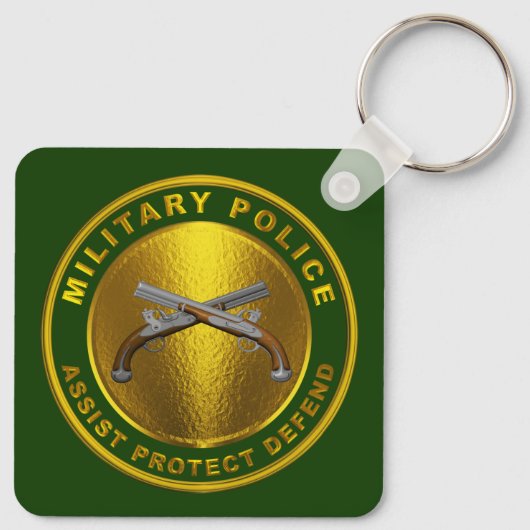 軍隊警察 キーホルダー (裏面)