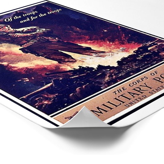 軍隊警察 ポスター (角)