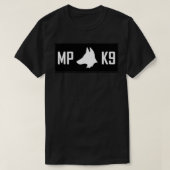 軍隊警察K9 7 Tシャツ (デザイン正面)