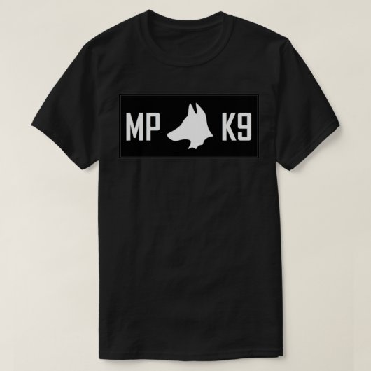 軍隊警察K9 7 Tシャツ (デザイン正面)