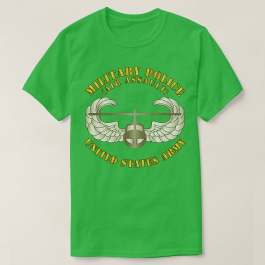 軍隊警察wバッジ tシャツ (デザイン正面)
