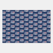 軍隊走退役軍人-走家族 ラッピングペーパーシート (正面2)