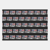 軍隊走退役軍人-走家族 ラッピングペーパーシート (正面)