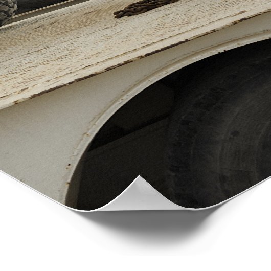 軍隊車はセミ・トラックに閉じ込められている ポスター (角)