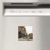 軍隊車はセミ・トラックに閉じ込められている マグネット (インサイチュ (食洗機))