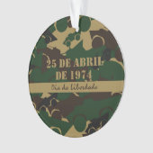 軍隊車迷彩パターン オーナメント (正面)