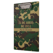 軍隊車迷彩パターン クリップボード (左)