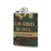 軍隊車迷彩パターン フラスク (左)