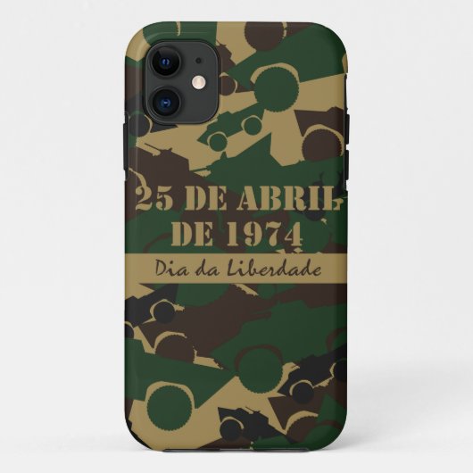 軍隊車迷彩パターン Case-Mate iPhoneケース (裏面)