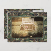 軍隊車 ポストカード (正面/裏面)