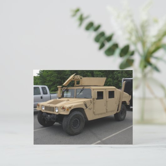 軍隊車 ポストカード (スタンド正面)