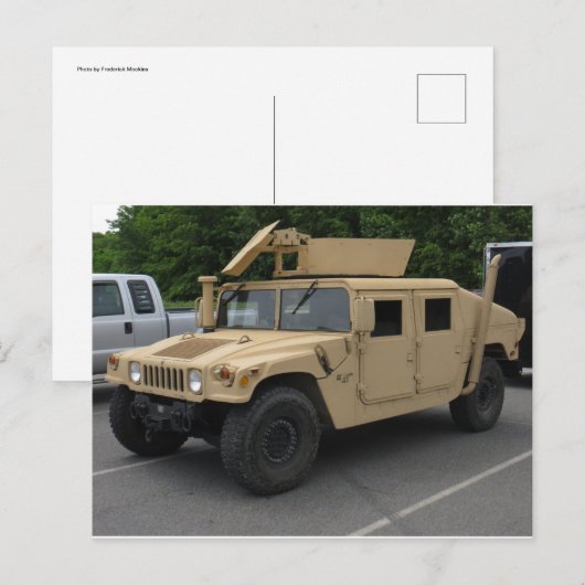 軍隊車 ポストカード (正面/裏面)