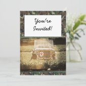 軍隊車 招待状 (スタンド正面)