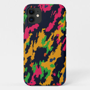 軍隊軍スタイルカモフラージネオンナイト iPhone 11 ケース