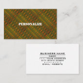 軍隊軍兵士のリクルーター軍グリーン鮮やかな 名刺 (正面/裏面)