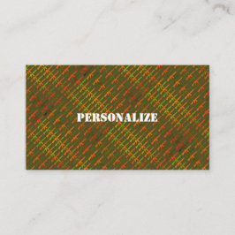 軍隊軍兵士のリクルーター軍グリーン鮮やかな 名刺