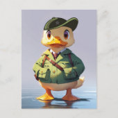 軍隊軍年間離れGIマンガダック ポストカード (正面)