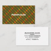 軍隊軍新兵ブライト迷彩柄GI銃 名刺 (正面/裏面)