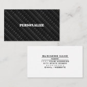 軍隊軍新兵迷彩柄銃BlacK B/W 名刺 (正面/裏面)