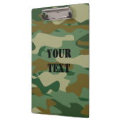 軍隊軍用緑迷彩カラークリップボード クリップボード (左)