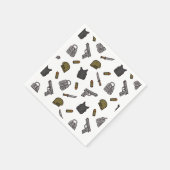 軍隊軍誕生会 スタンダードカクテルナプキン (角)