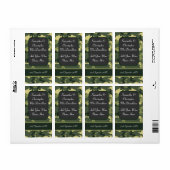 軍隊軍迷彩柄結婚ズワインボトル ラベル (フルシート)