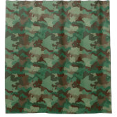 軍隊迷彩シャワーカーテン シャワーカーテン (正面)