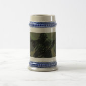 軍隊迷彩デザイン ビールジョッキ (中央)