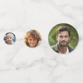 軍隊迷彩バースデーパーティフォトカスタム コンフェッティ (正面)