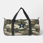 軍隊迷彩パターン迷彩柄 ダッフルバッグ (正面)
