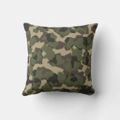 軍隊迷彩パターン クッション (裏面)