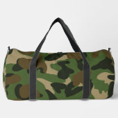 軍隊迷彩パターン ダッフルバッグ (正面)