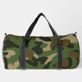 軍隊迷彩パターン ダッフルバッグ (裏面)