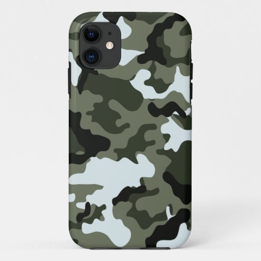 軍隊迷彩柄パターン Case-Mate iPhoneケース (裏面)