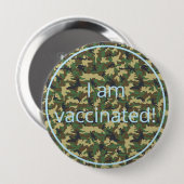 軍隊迷彩柄パターンIは予防接種 缶バッジ (正面&裏面)