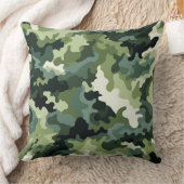 軍隊迷彩柄プリント枕 クッション (ブランケット)