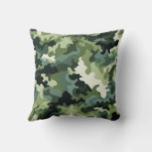 軍隊迷彩柄プリント枕 クッション (裏面)