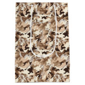 軍隊迷彩柄抱き枕 ミディアムペーパーバッグ (裏面)