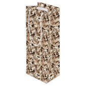 軍隊迷彩柄抱き枕 ワインギフトバッグ (裏面アングル)