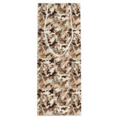 軍隊迷彩柄抱き枕 ワインギフトバッグ (裏面)