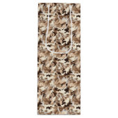 軍隊迷彩柄抱き枕 ワインギフトバッグ (正面)