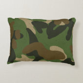 軍隊迷彩柄 アクセントクッション (裏面)