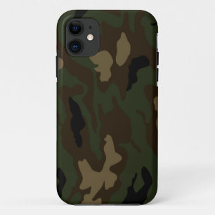 軍隊迷彩模様アーミーソルジャーユニフォームk iPhone 11 ケース