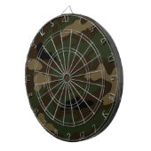 軍隊迷彩模様 ダーツボード (正面右)